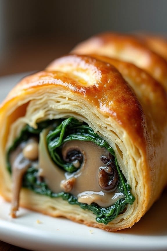 vegetarian festive puff pastry