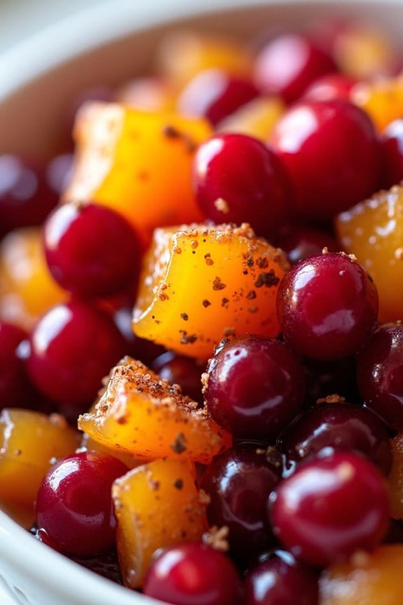 vibrant cranberry orange holiday relish