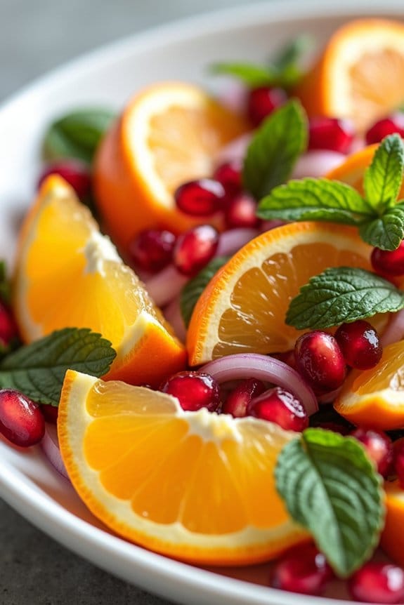 vibrant holiday fruit salad