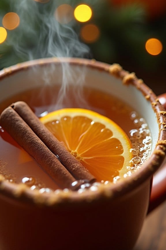 warm spiced apple cider