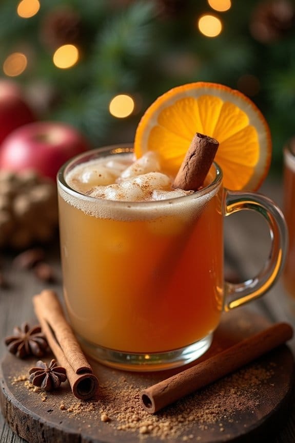 warm spiced apple cider