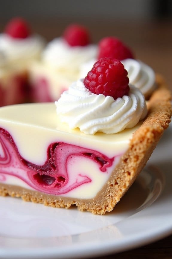 white chocolate raspberry delight