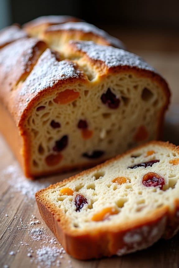 whole wheat christmas stollen