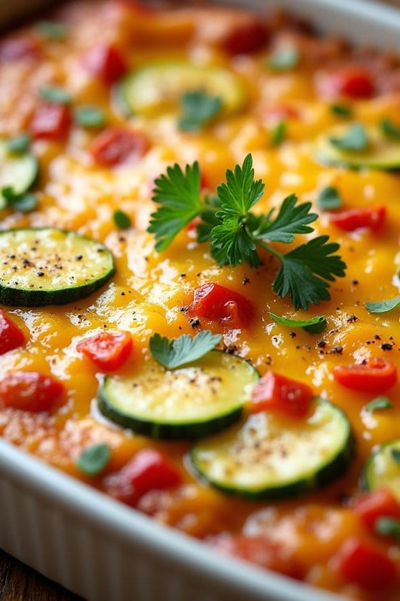 zucchini red pepper casserole breakfast