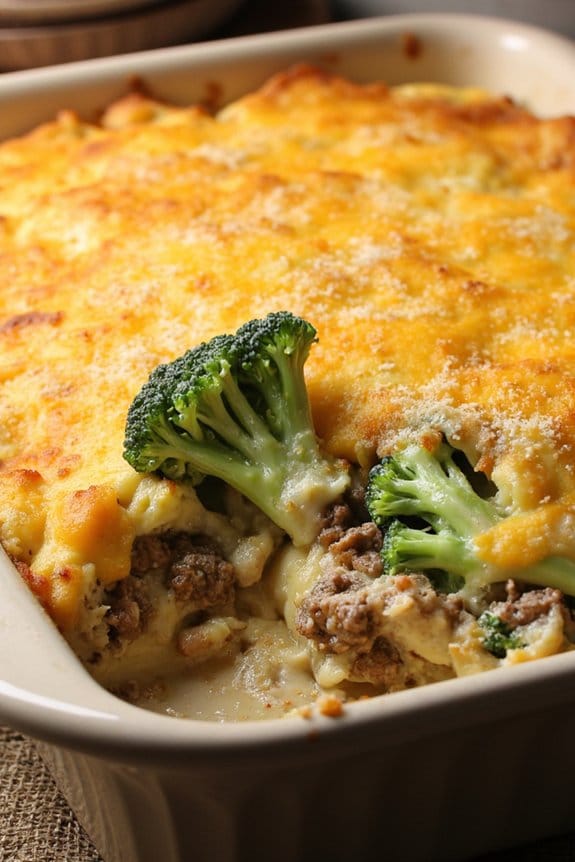 broccoli beef casserole recipe