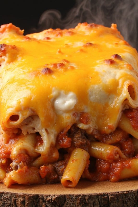 cheesy beef noodle casserole