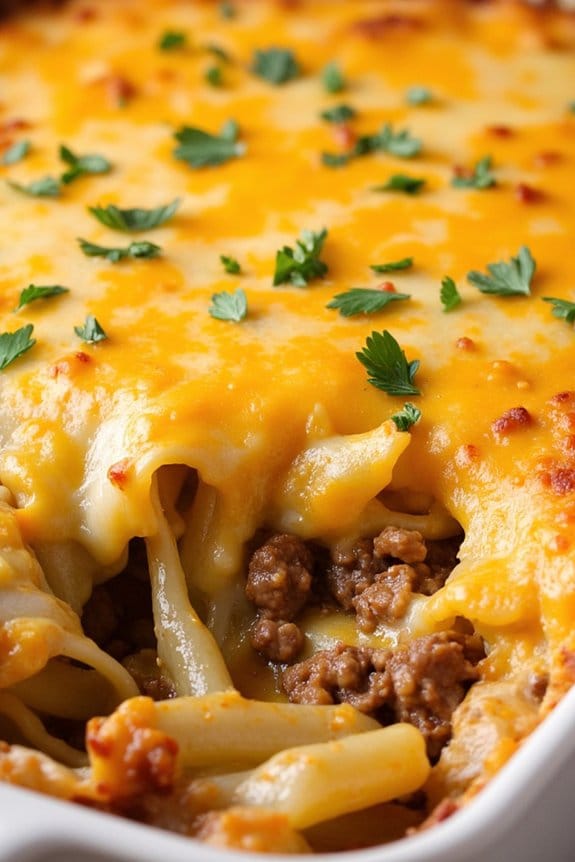 classic beef noodle casserole