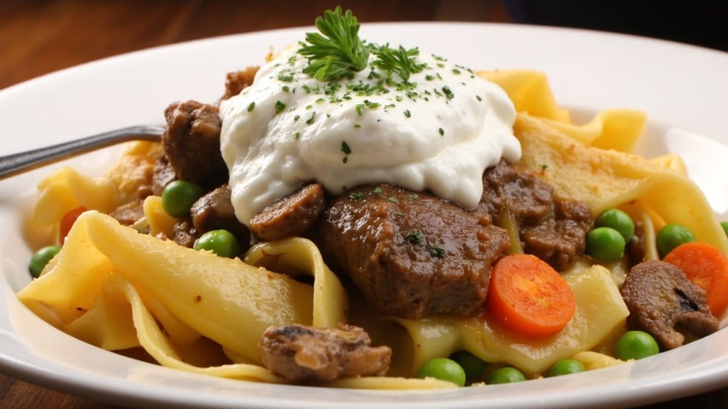 classic beef noodle casserole