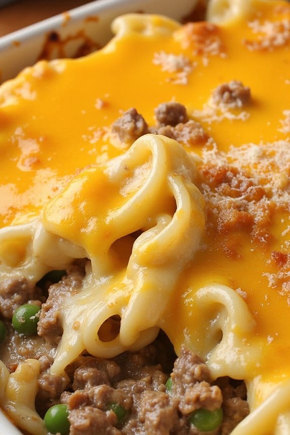 comforting beef noodle casserole