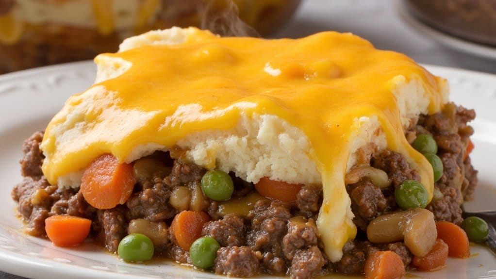 comforting beef potato casserole