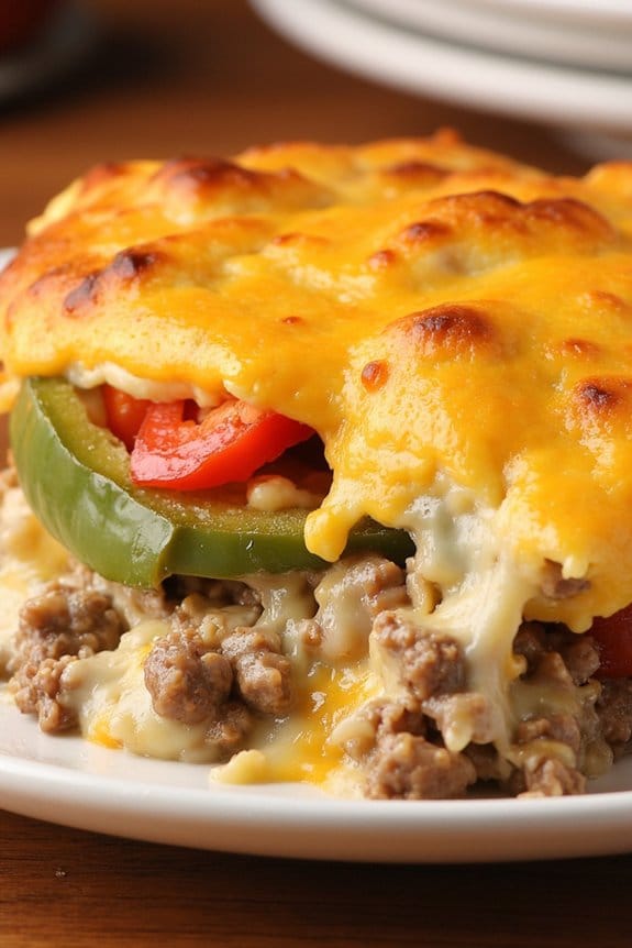 comforting creamy beef casserole