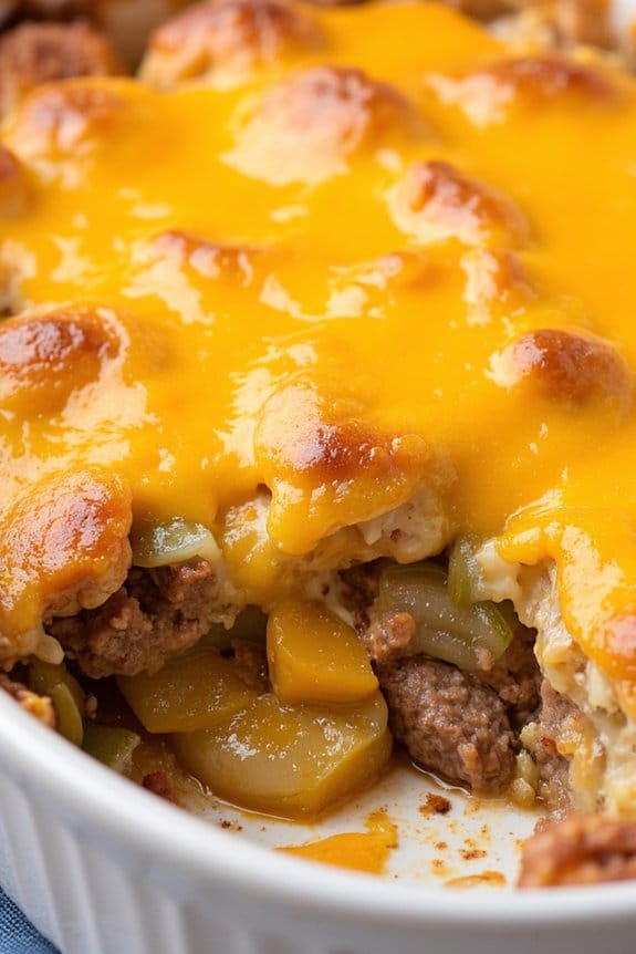 comforting sausage apple casserole
