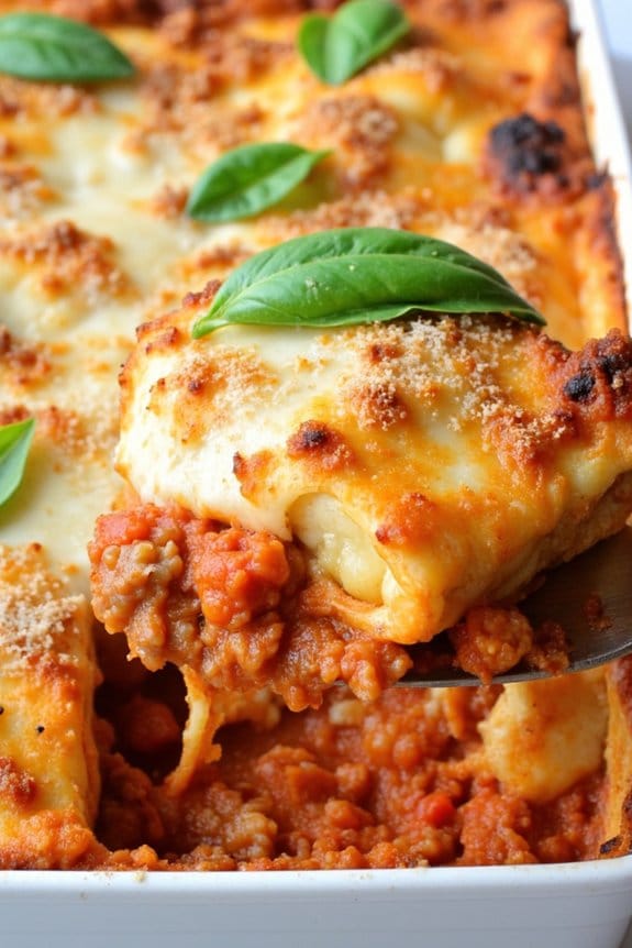 comforting sausage gnocchi bake