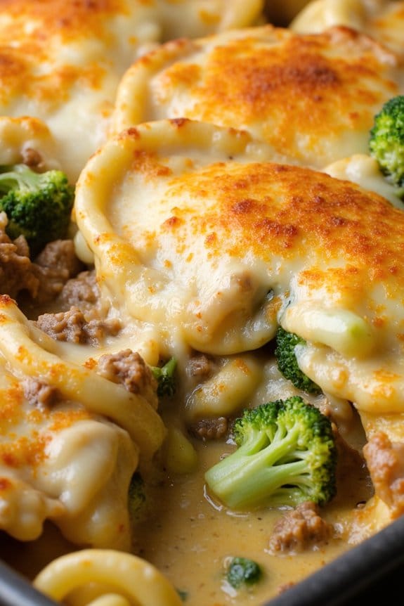 comforting sausage tortellini casserole