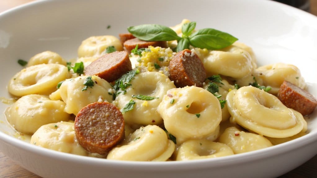 comforting sausage tortellini recipes