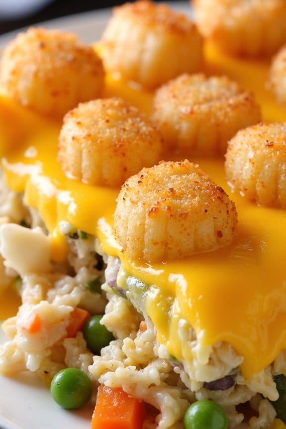 comforting tater tot casserole