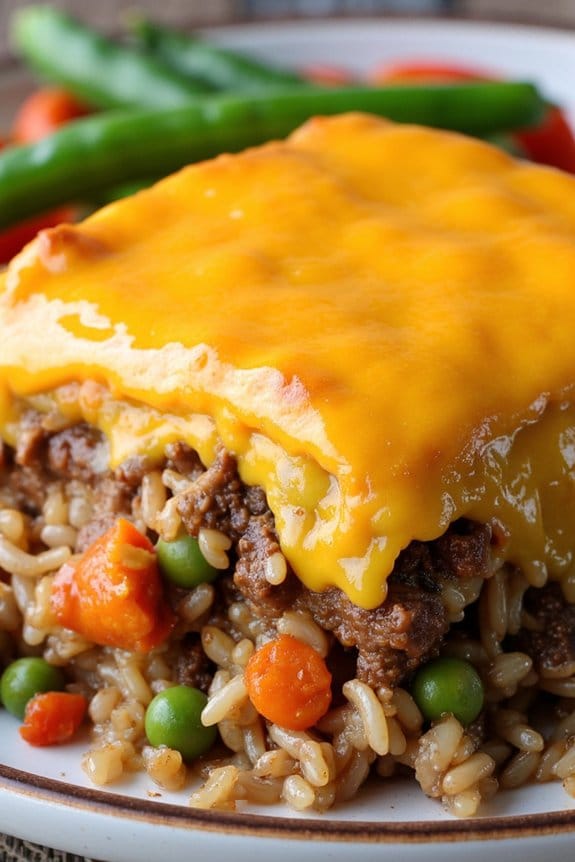 comforting teriyaki beef casserole