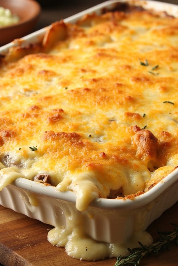 creamy beef potato casserole