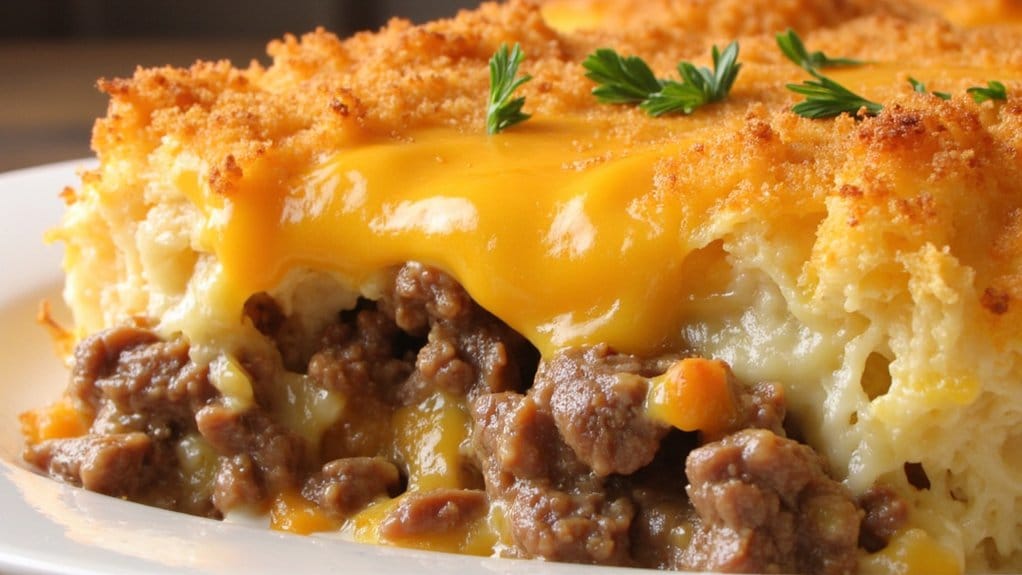crispy beef hashbrown casserole