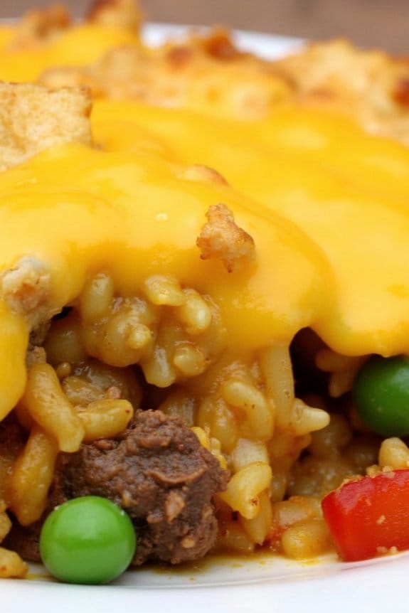 curried beef rice casserole