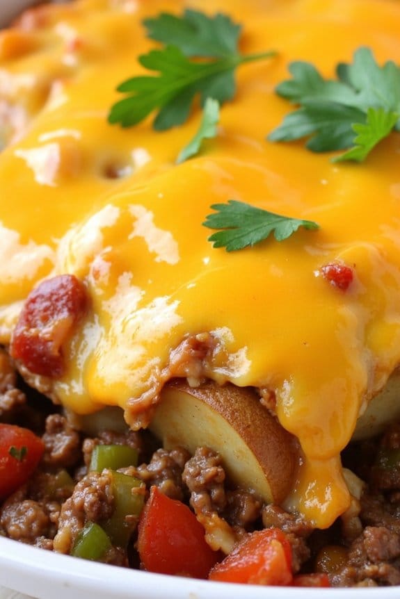 delicious layered beef casserole