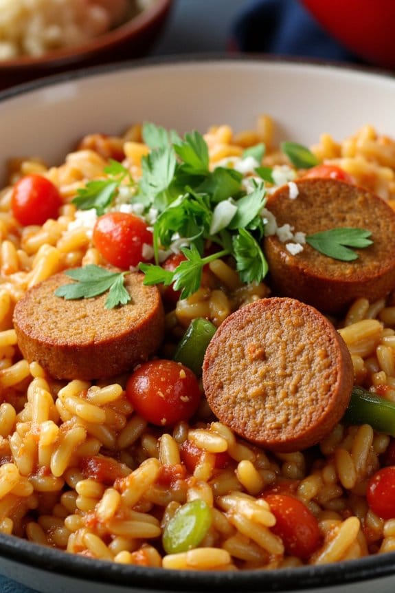 flavorful one pot jambalaya dish