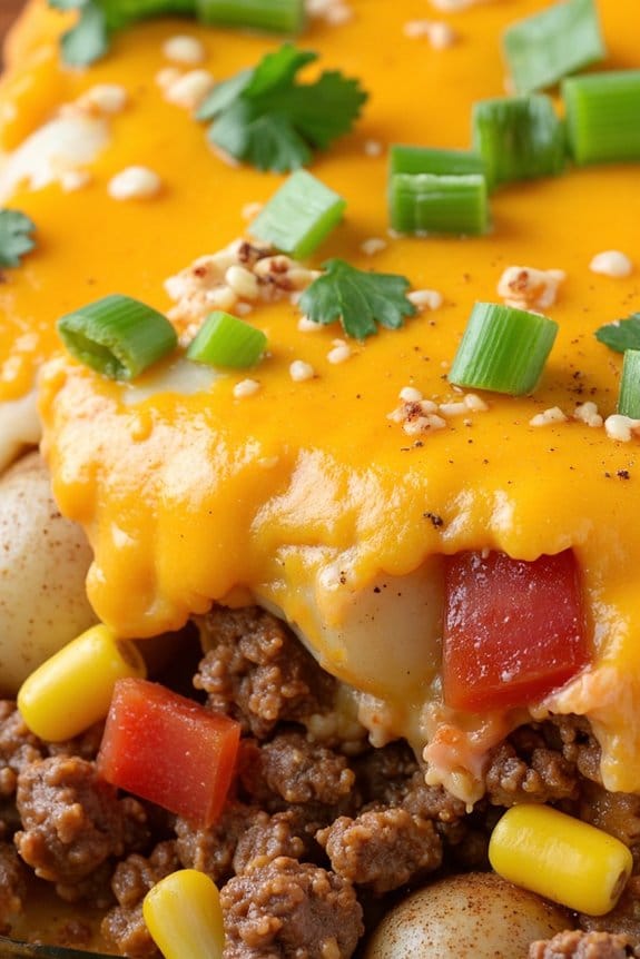 flavorful tex mex beef casserole