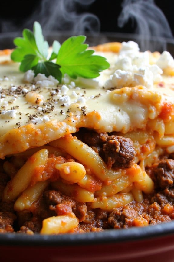 greek beef orzo casserole delight