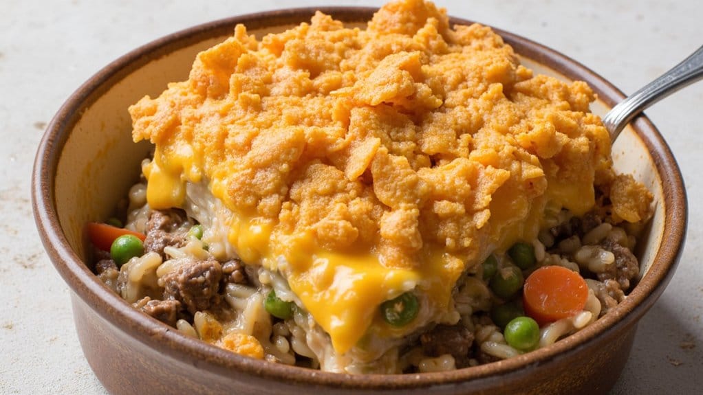 ground beef rice casserole