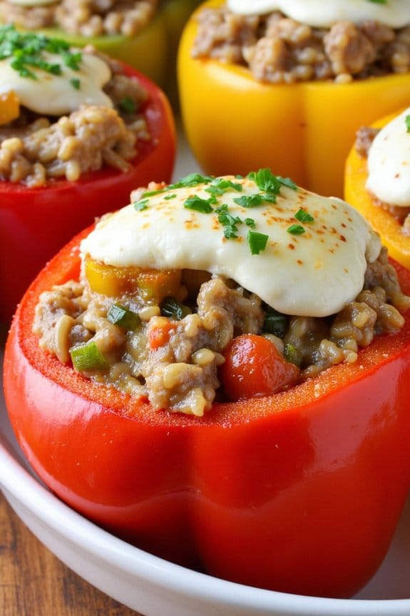 healthy stuffed bell peppers
