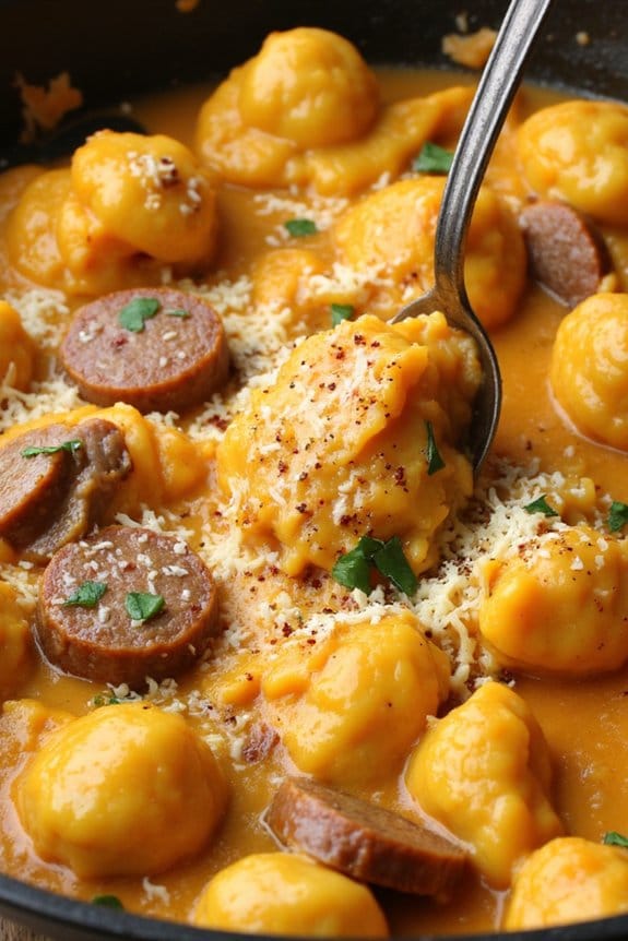 hearty autumn gnocchi skillet