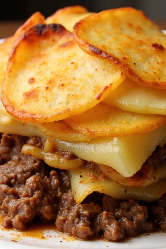 hearty beef and potato casserole