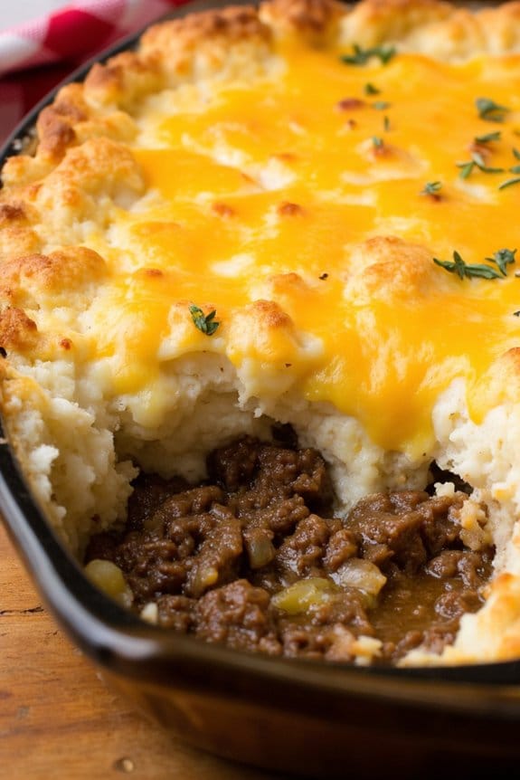 hearty beef and potato casserole