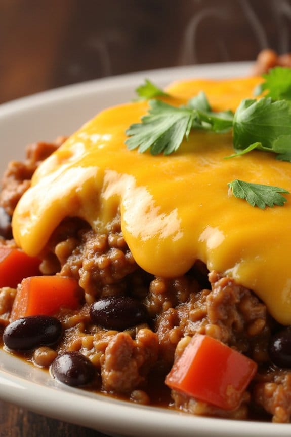 hearty beef bean casserole