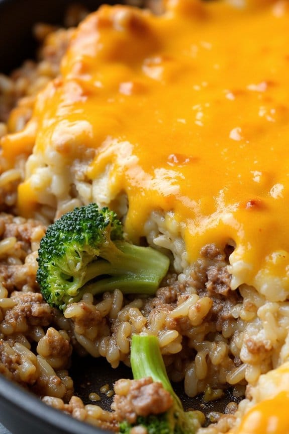 hearty beef broccoli casserole