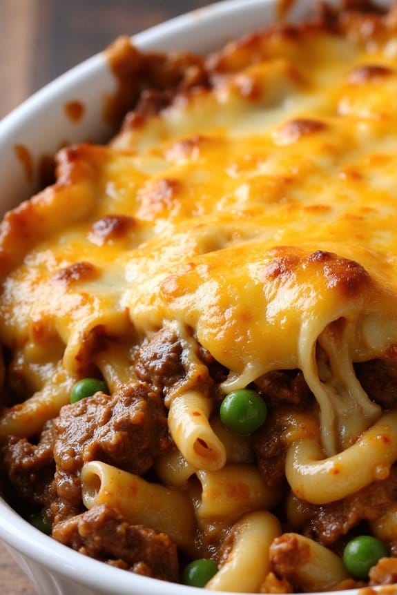 hearty beef noodle casserole