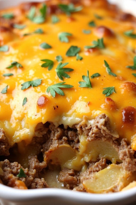 hearty beef potato casserole
