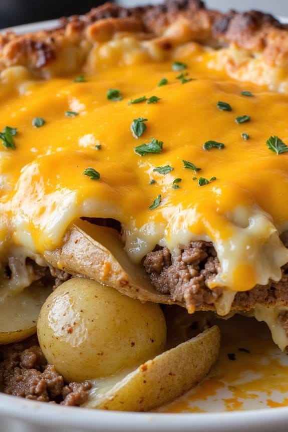 hearty beef potato casserole
