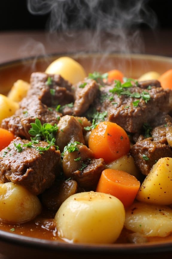 hearty beef vegetable casserole