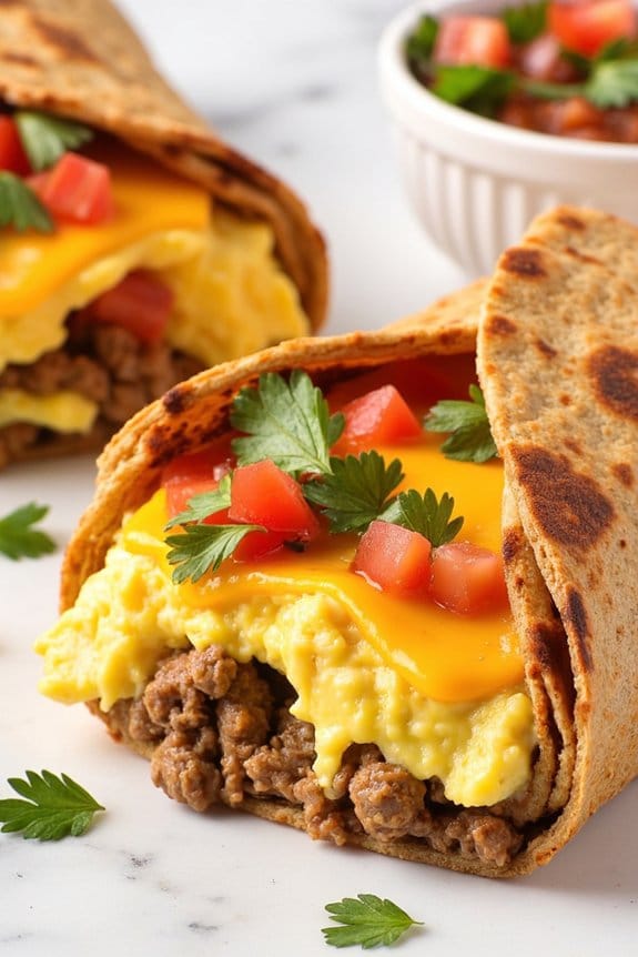 hearty breakfast burrito recipe
