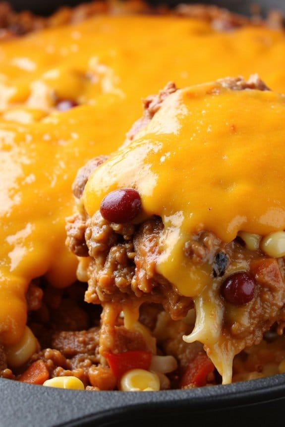 hearty chili casserole recipe