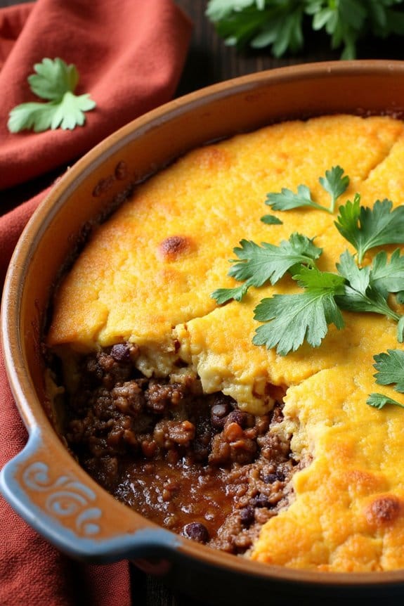 hearty chili casserole recipe