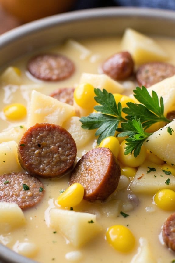 hearty comfort food chowder