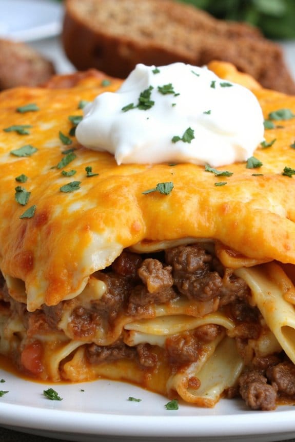 hearty cowboy beef casserole