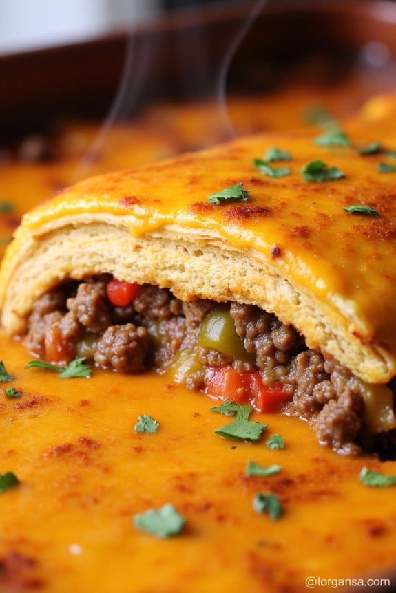 hearty gluten free enchilada casserole