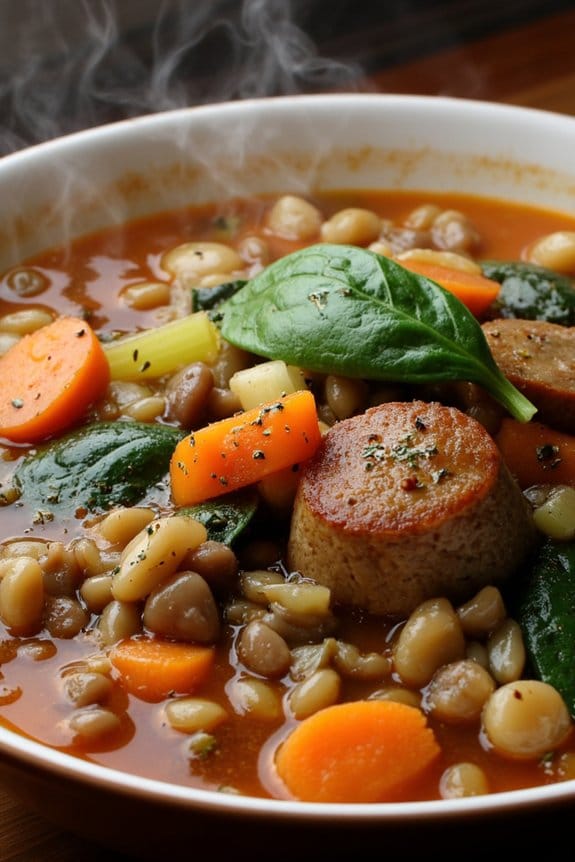 hearty gluten free sausage stew