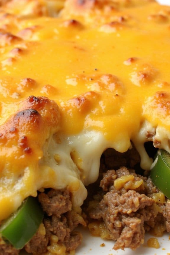 hearty hashbrown beef casserole