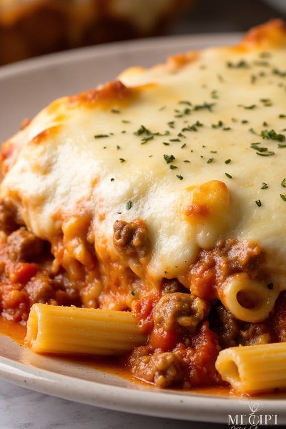 hearty italian beef casserole