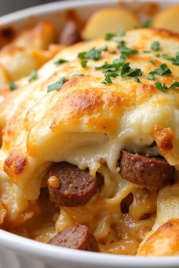 hearty italian sausage casserole