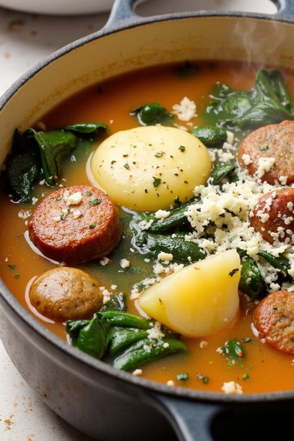 hearty italian sausage soup